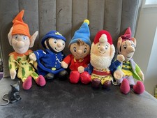 Vintage Noddy characters. Noddy, Big Ears, Mr Plod, Gobbo, Sly Goblin