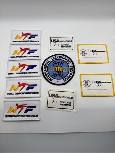 Taekwondo patch lot wtf - taekwondo,