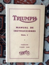 TRIUMPH TERRIER / TIGER CUB MANUAL in SPANISH