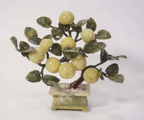 Vintage jade bonsai tree - jade, lucky