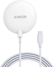 Anker Wireless Charger Magnetic Pad Portable with 5ft USB-C Cable For iPhone 14