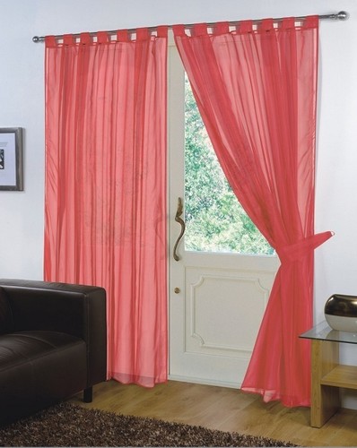 Pair voile net panels tab - net,