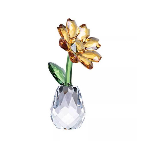Crystal sunflower figurine - sunflower,