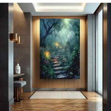 Mysterious Stone Steps Forest