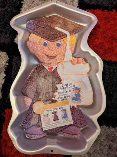 Wilton cake tin vintage - tin, unused