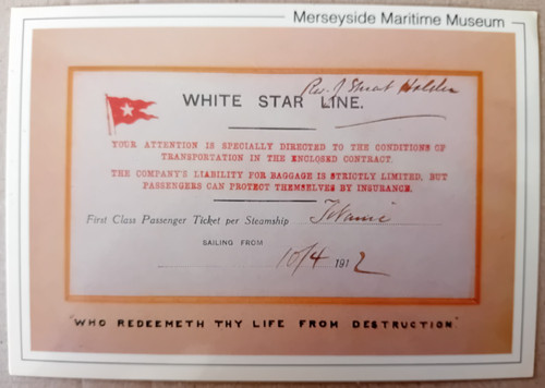 Modern titanic postcard unused - postcard,