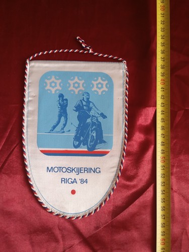 Old motorsport pennant jawa - old,