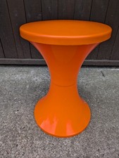 Vintage Stool Orange 70s Tulip
