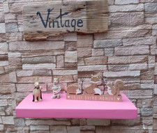 Floating baby pink  wooden