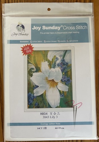Lily cross stitch kit joy - 3, by