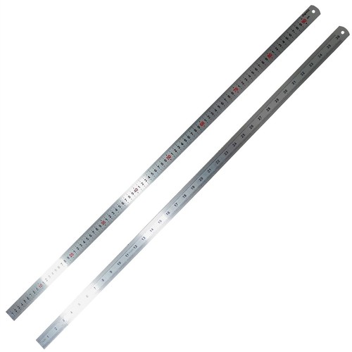 Stainless steel ruler metric - metric, &