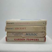 4 x Vintage Observer Books -
