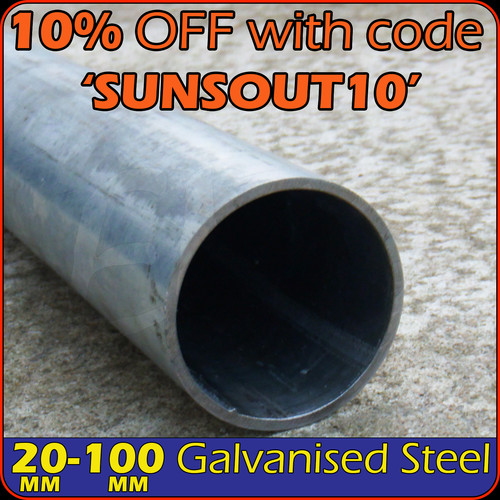 Galvanised tube steel - galvanised,