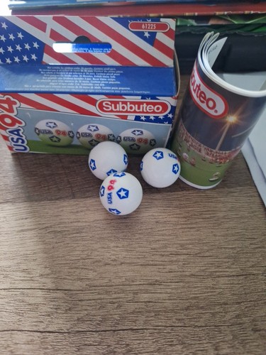 Subbuteo 61225 usa balls x3 - subbuteo,