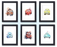 Cars Disney Cartoon Wall Art