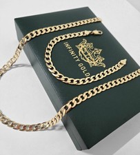 Mens 6mm Curb Set 9ct Gold XP