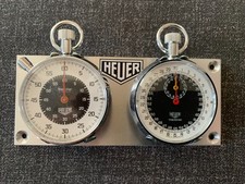 Heuer Trackstar Mechanical Stopwatch Dashboard Rally Timer Serviced 2