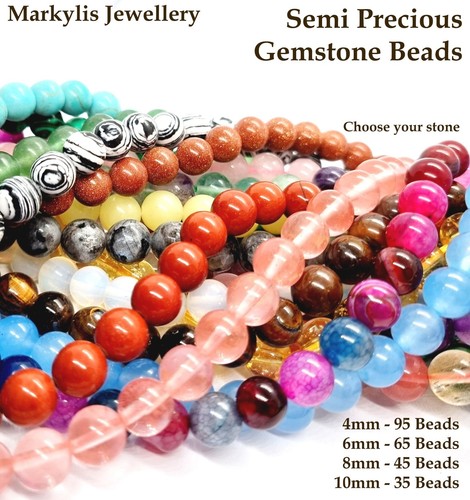 Gemstone beads semi precious - beads,