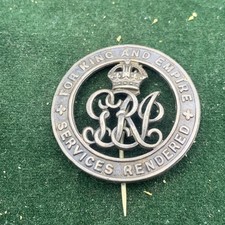 Silver War Badge Medal for