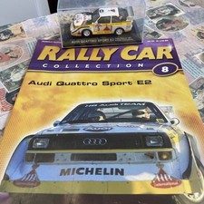 DeAgostini Rally Car Collection Issue 8 Audi Quattro Sport E2 with Magazine