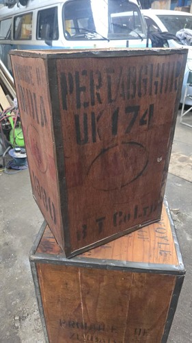 Vintage tea boxs wooden - vintage,