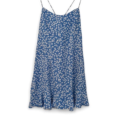 Zara women blue dress - zara,