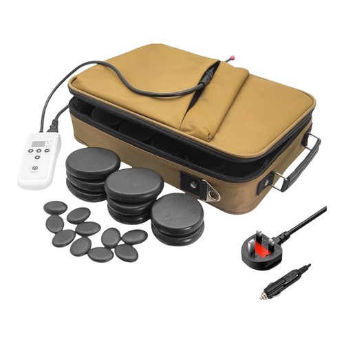 Hot stone massage set - stone,