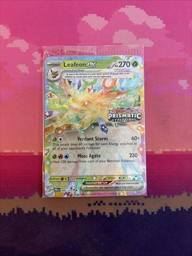 Pokemon card leafeon - card,