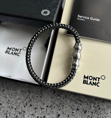 Nwt montblanc silver bracelet - nwt,