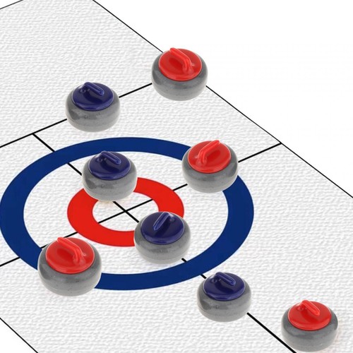 Tabletop curling game - 8x, pucks
