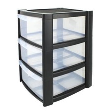 Plastic storage drawers tower - plastic,