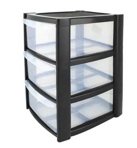 Plastic storage drawers - plastic, tower