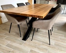 Solid Oak Dining Table Made To