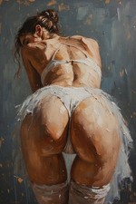 Panty Flash Ballerina