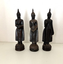 Set of Three Resin Buddha