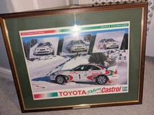 Castrol Rallying Toyota Celica GT-Four ST205 Signed Picture RARE FIND!!
