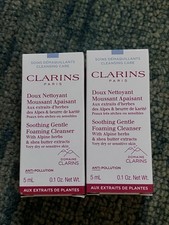 Clarins Paris Soothing Gentle Foaming Cleanser 5ml X 2