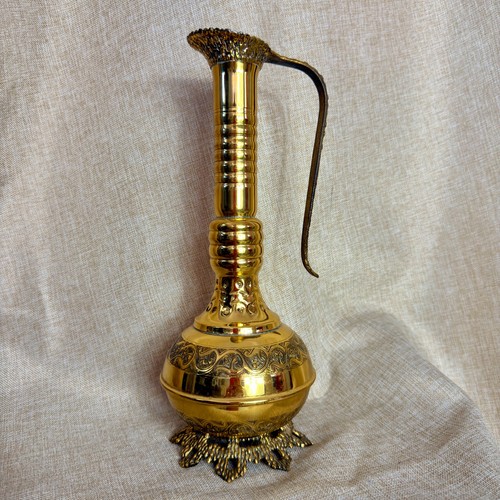 Vintage brass ewer - jug, 29cm