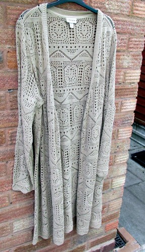 Ladies beige lace effect - ,