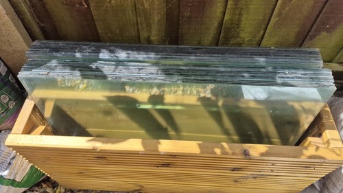 Used greenhouse glass qty 1 - ,