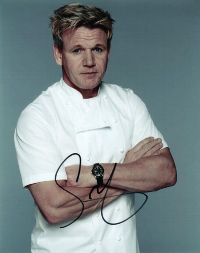 Gordon ramsay signed 8x10 - ramsay,