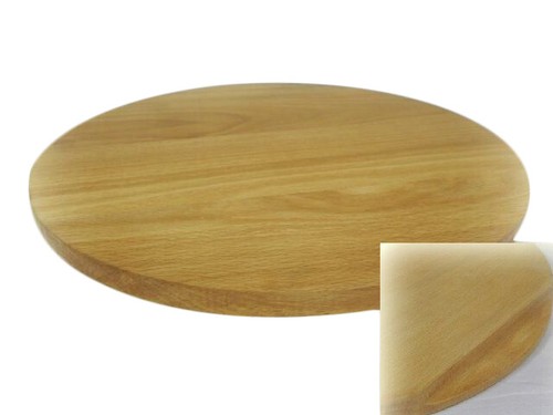 Round circular wooden chopping