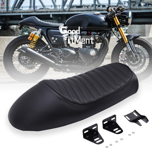 Vintage black motorcycle - motorcycle, cafe