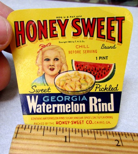 Vintage original label honey - vintage,