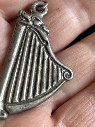 Celtic harp with dragon - celtic,