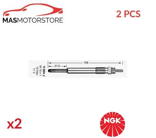 Engine glow plugs - engine, ngk