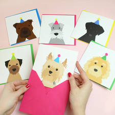 Dog Breed Birthday Card by