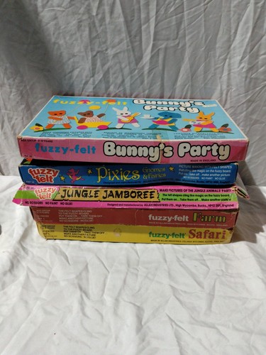 Vintage fuzzy felt - fuzzy,