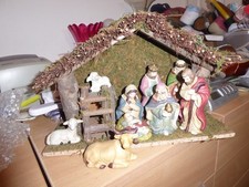 Ceramic Nativity scene