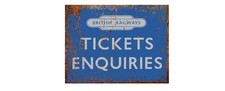 Train Station Sign Ticket
